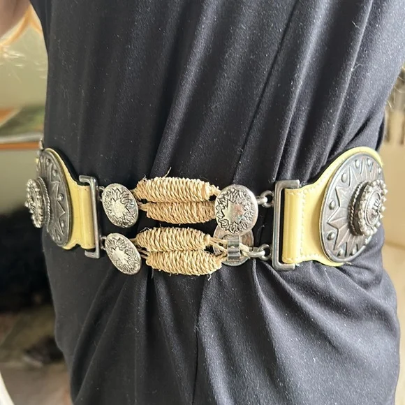 Vintage Streets Ahead metal and rope belt - Picture 6 of 6